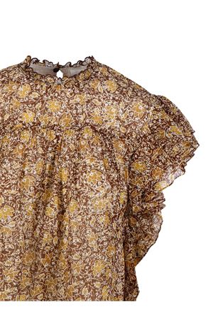 Maglia A Volant Dalyane In Voile Di Cotone Con Stampa MARANT ÉTOILE | HT0816FCD1J14E67KI